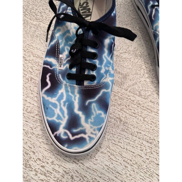 Ripndip x Vans custom NIKOLA low top shoes 11 lightening (BLACK/blue) - Picture 2 of 8